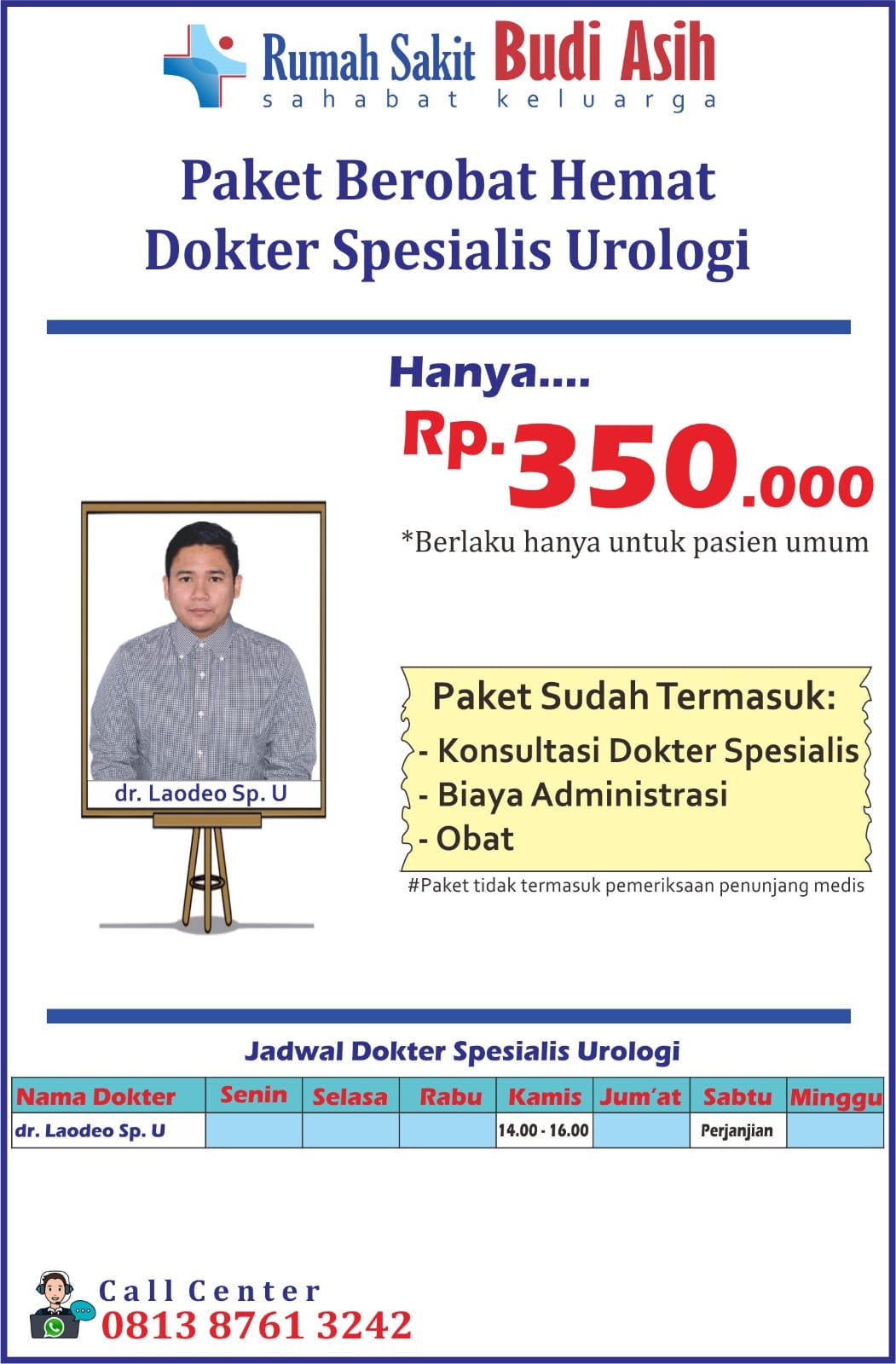 Paket Berobat Hemat Dokter Spesialis Urologi
